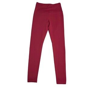 Zella Live In High Waisted Leggimgs in Dark Red Women's size S Yoga Pants